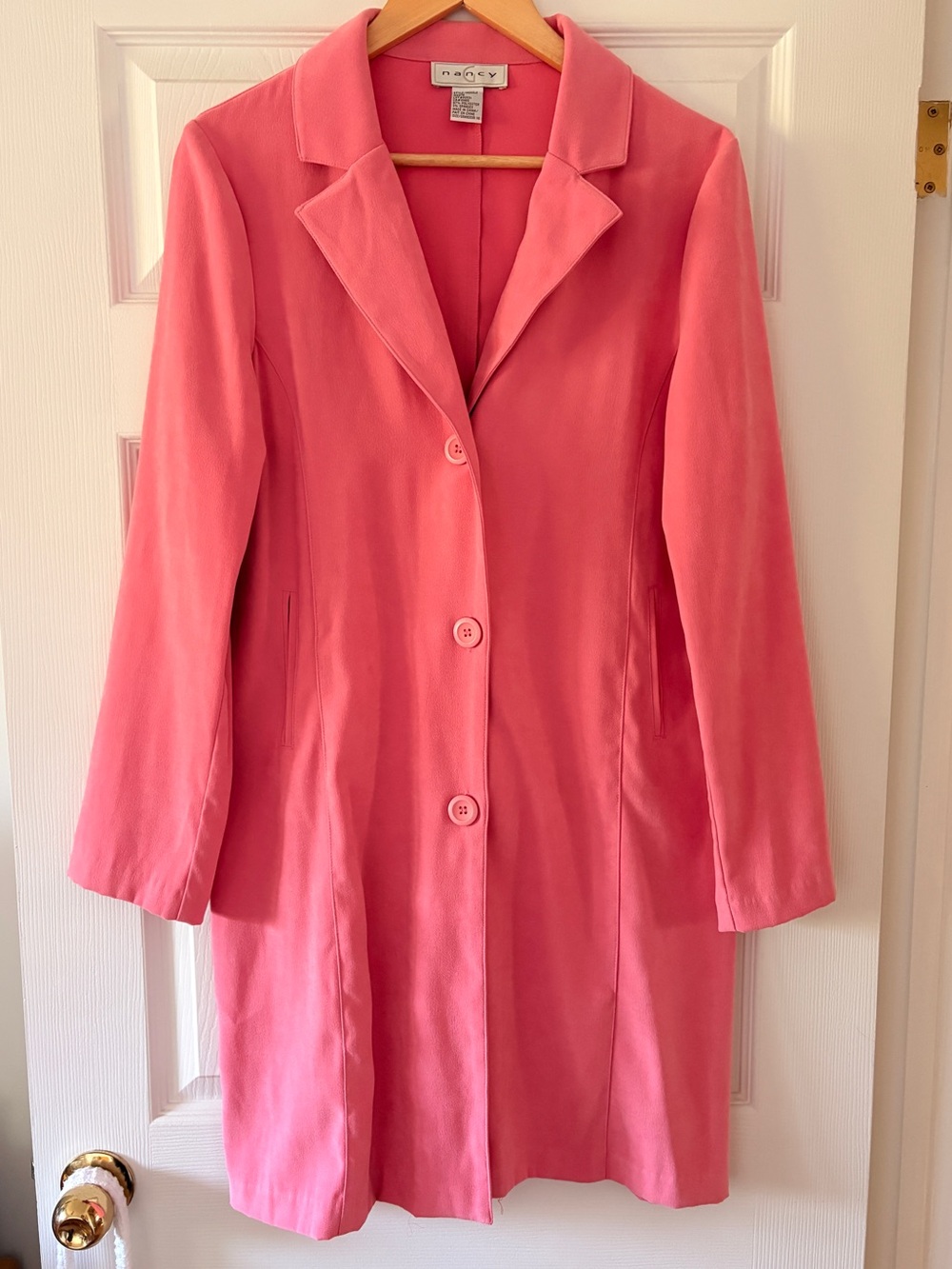 Faux suede spring jacket